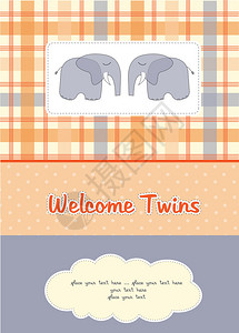 两头大象的双胞图片