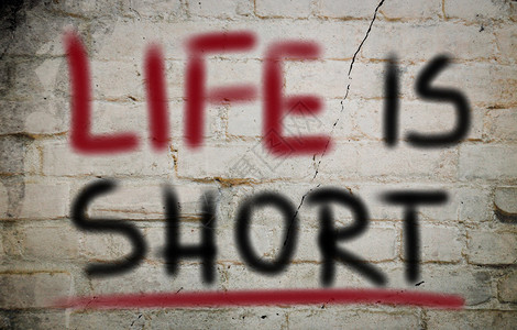 生命是短暂的概念图片