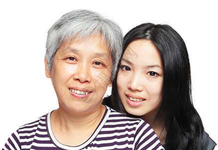 亚洲母亲和女儿图片