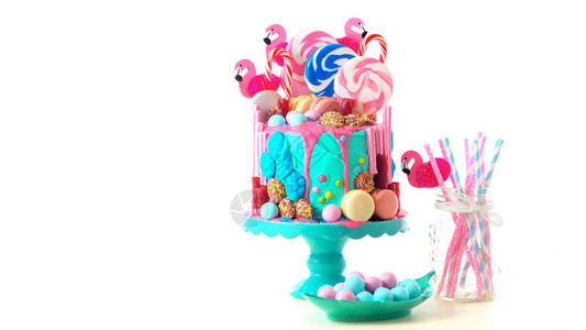 为儿童准备的糖果园幻想滴油蛋糕十几岁生日年刊母亲节和情人节庆祝活动图片