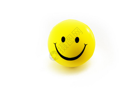 黄色3D笑脸面背景图片