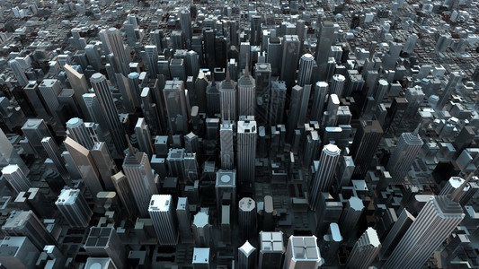 城市鸟瞰图背景图片