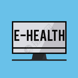EHealth由电子方法和通信支撑的保健做法概念图片图片