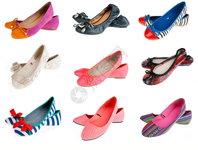 女装时尚单鞋系列背景图片
