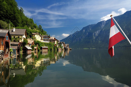 奥地利Hallstat城和图片