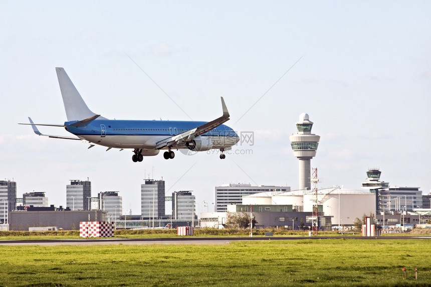 在荷兰Schiphol机场降图片