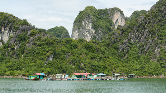 北维特南河HaLong海图片