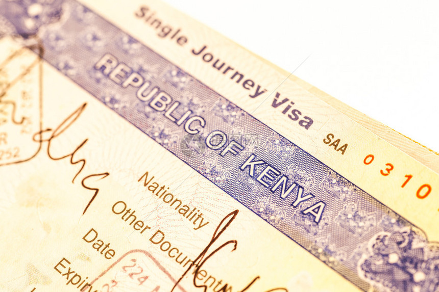 肯尼亚申请护照签证的详细肯图片