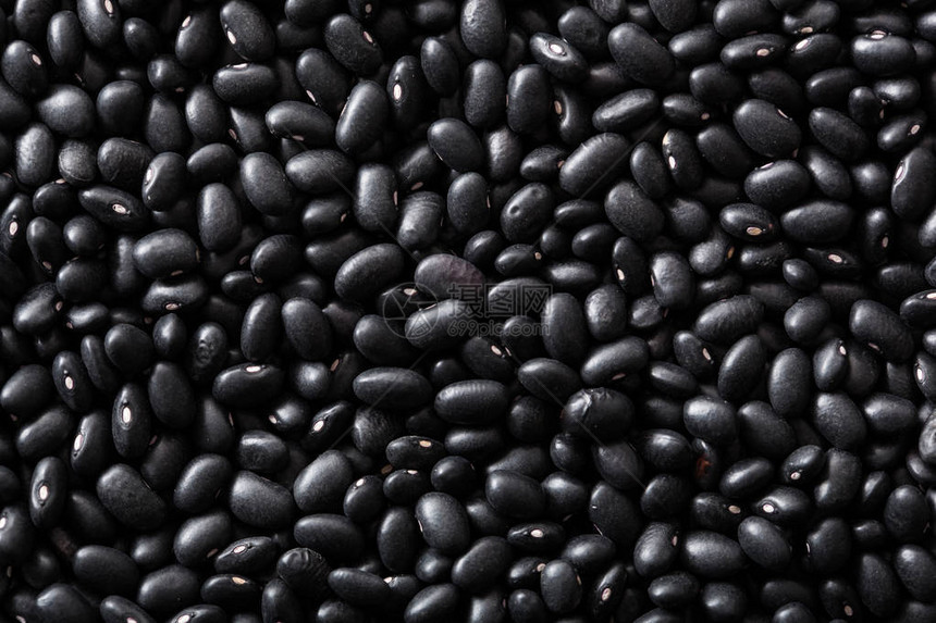 黑龟豆类背景图片