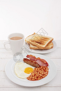 传统的全套英式早餐图片