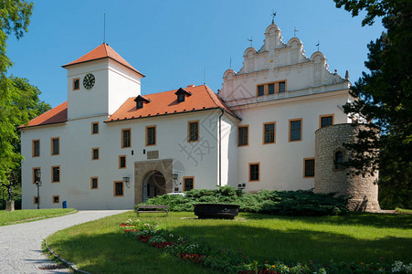 文艺复兴城堡Blansko捷克共和图片