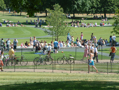 在伦敦海德公园的图片