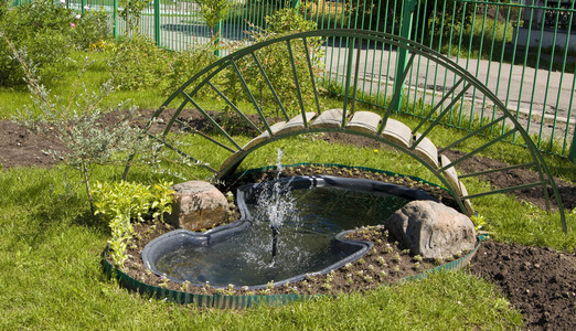 园艺景观设计小池塘图片