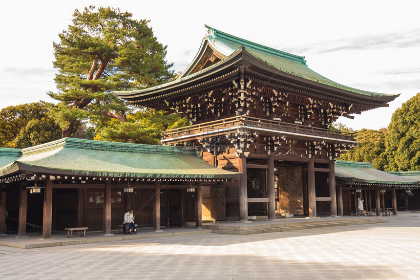 日本东京的明治神宫图片