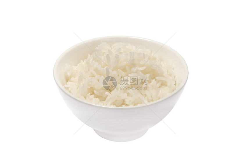 白色沙拉碗茉莉饭蒸寿司图片
