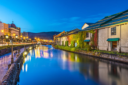 日本小樽运河图片