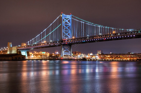 宾夕法尼亚州费城本富兰克林桥的跨度图片