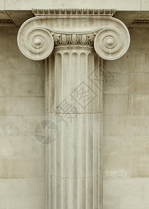 离子柱细节希腊建筑图片