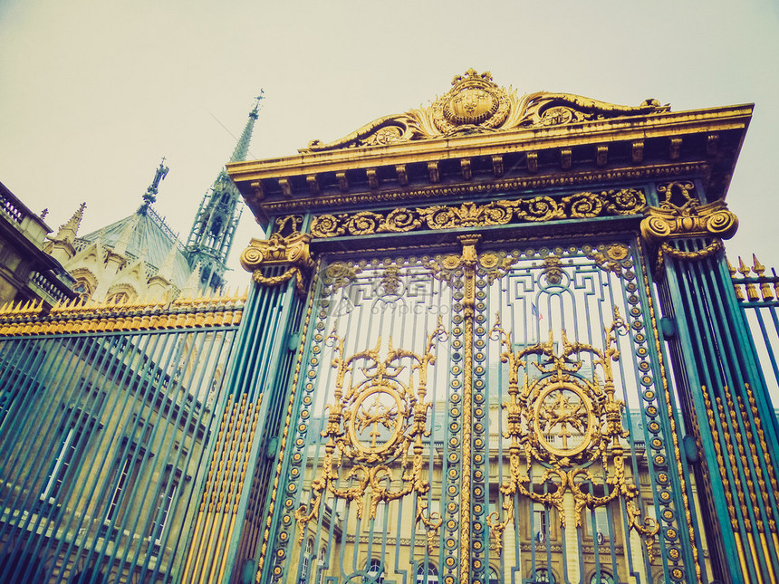 巴黎法国圣谢贝勒神圣图片