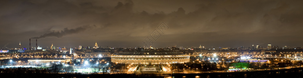 俄罗斯莫科夜景图片