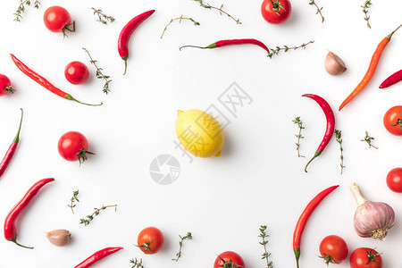 辣椒和西红柿图片