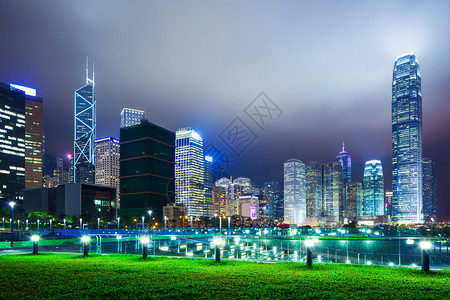 香港市晚上图片