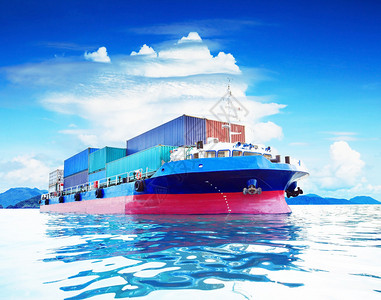 用于商业进出口和货物流行业的海上运输图片
