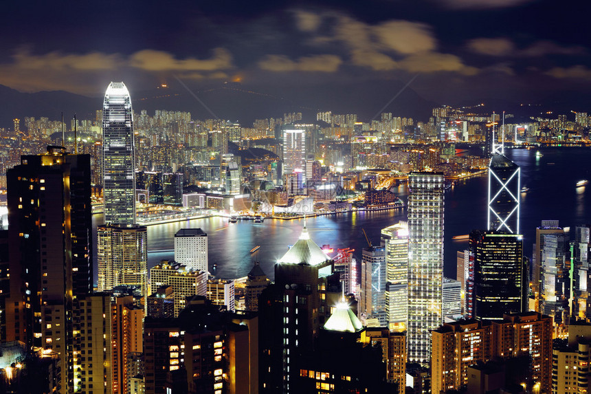 山顶的香港图片