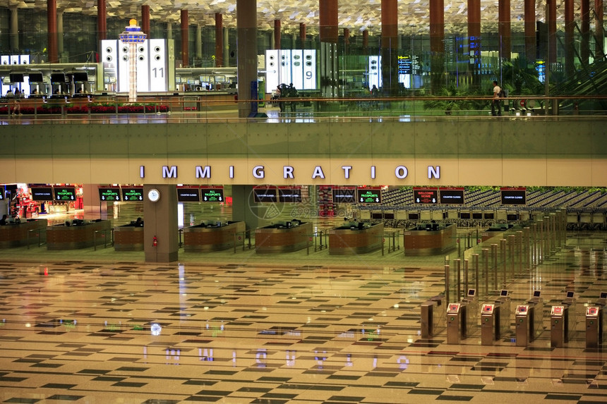 新加坡机场移民厅图片