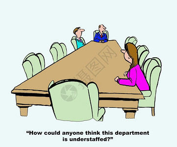 商业漫画用五张空椅子展示会议室图片