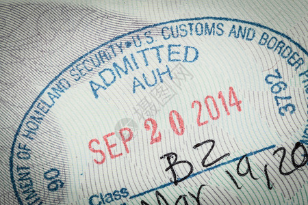 美国移民旅行签证美国入境旅行签证图片