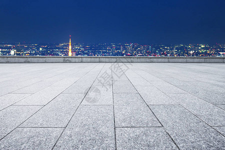 日夜从空楼层靠近东京图片