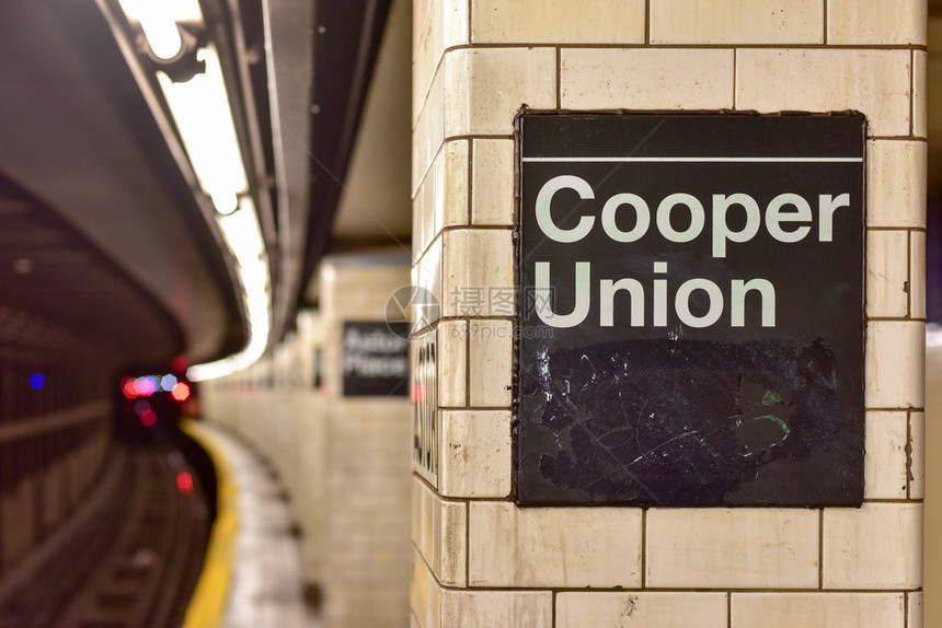 Astor街Cooper联盟地铁站6线图片