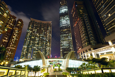 香港九龙商场上方的国际商会中图片