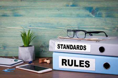 标准和规则的概念成功的商业法图片