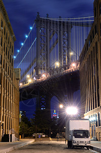 曼哈顿桥从纽约布鲁克林图片