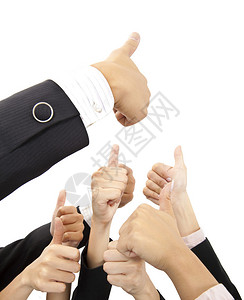 企业集团之手竖起大拇指图片