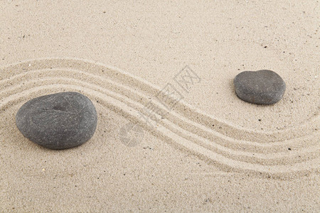 背景是石头和沙子图片