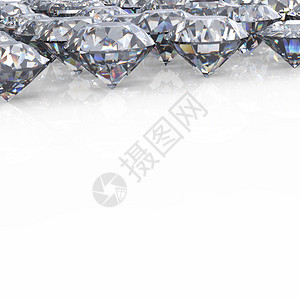 圆形钻石珠宝背景图片