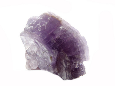 孤立的紫色锂云母地质晶体图片