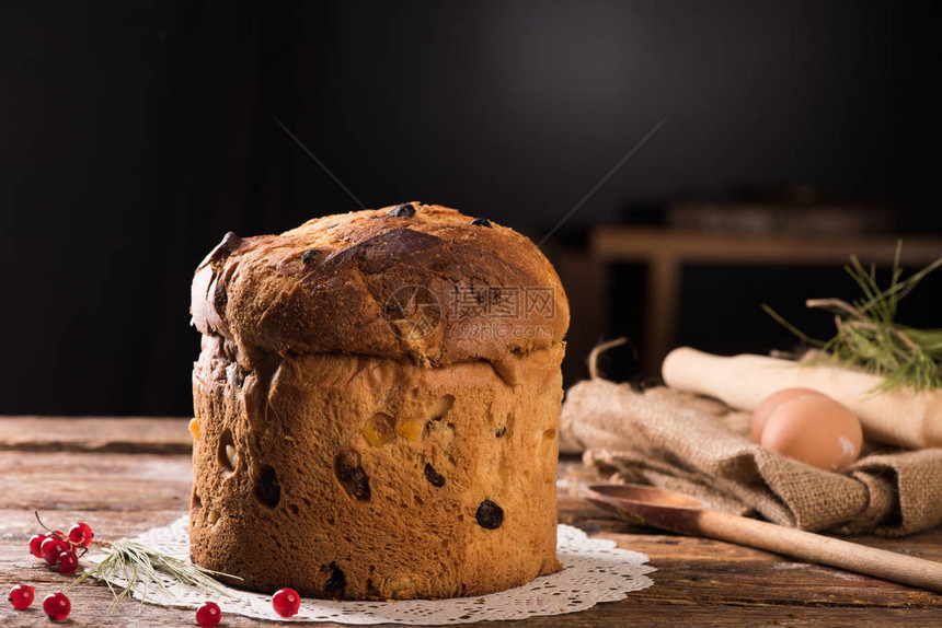 Panettone意大利圣诞蛋糕图片