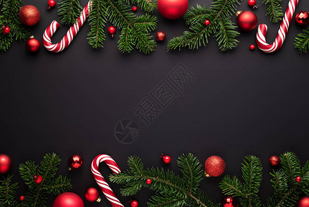 黑色的圣诞节背景图片
