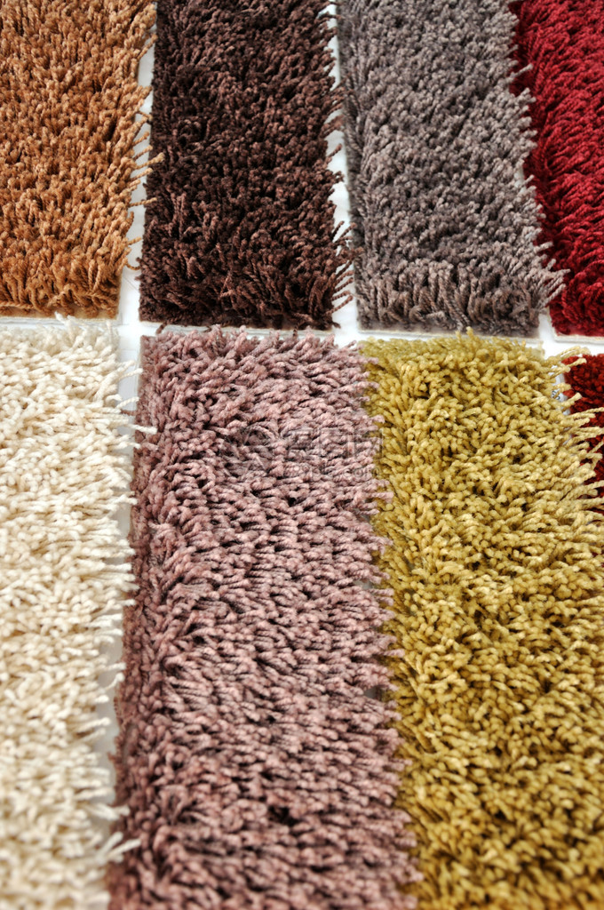 毛茸的地毯颜色样本图片