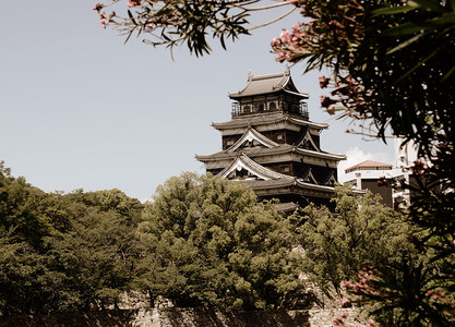 日本广岛的广岛城堡图片