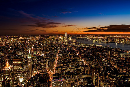 纽约市曼哈顿天际线图片