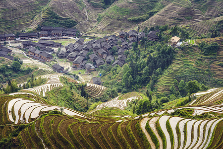 广西瑶山村图片