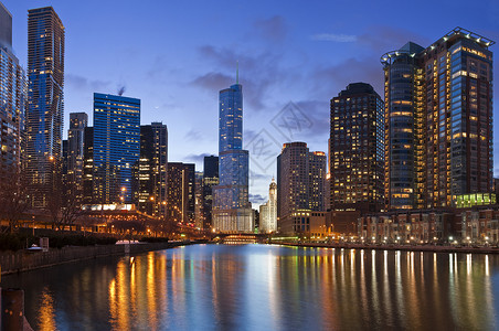 芝加哥市中心区在暮光之城的形象图片