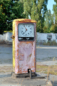 旧加油站图片