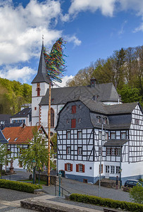 德国Blankenheim历史中心建筑高清图片