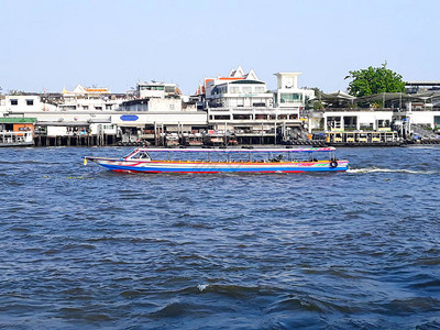 泰国曼谷ChaoPhraya河的ChaoPh图片